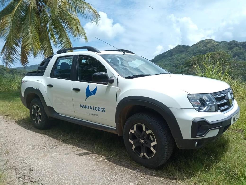 Huahine Manta Lodge Avec 4X4 Optionnel Haapu Eksteriør billede