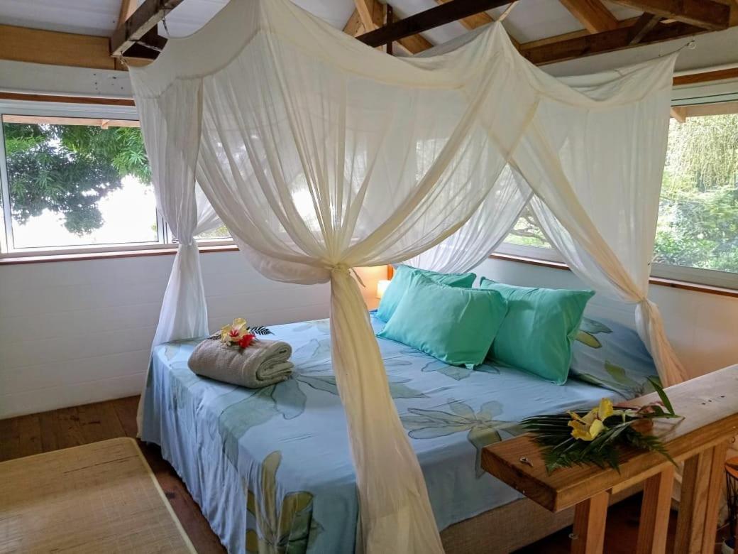 Huahine Manta Lodge Avec 4X4 Optionnel Haapu Eksteriør billede